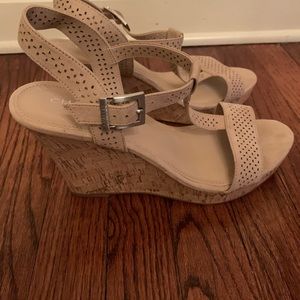 Neutral/ Charles David wedge shoe Size 10 “NEW”